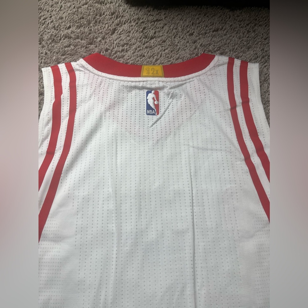 Houston Rockets NBA Adidas Climacool Jersey XL, 2XL, 3XL. White Brand New - Picture 6 of 6